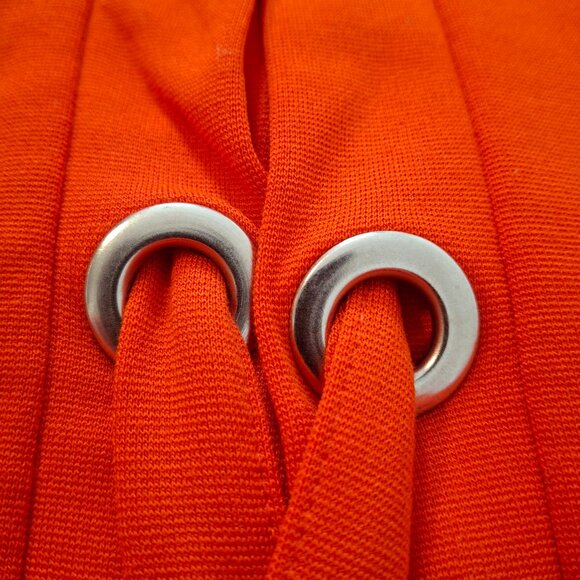 Venus Womens Sleek Pencil Coral Dress Size L Laced Slit Back Zipper Sleeveless - Picture 7 of 14